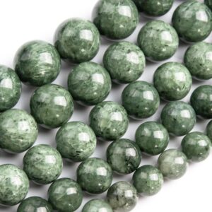 Green Rutilated Quartz Beads Natural Grade A Gemstone Round Loose Beads 7mm 8mm 9mm 10mm 11mm