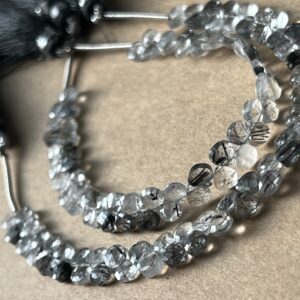 Rutile Quartz Mini Hearts