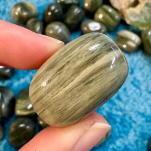 Rutilated Quartz Tumble Crystal Green Gemstone Terrarium Juniper Gemstone Rutilated Tumbles Uk Rutile Quartz Tumble Polished Rutile