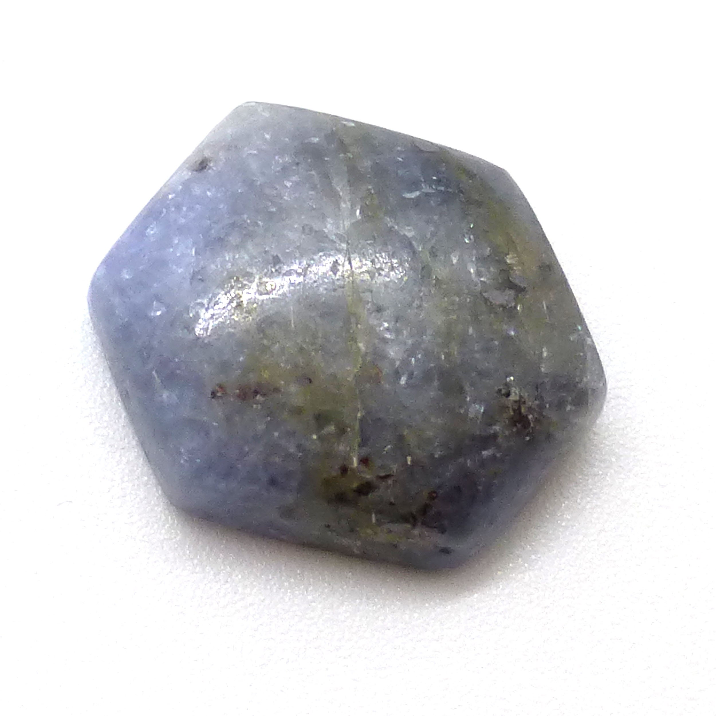22.545 Carats Natural Blue Sapphire Crystal Cabochon Madagascar Handmade Lisajoy Sachs Design Corundum September Birthstone