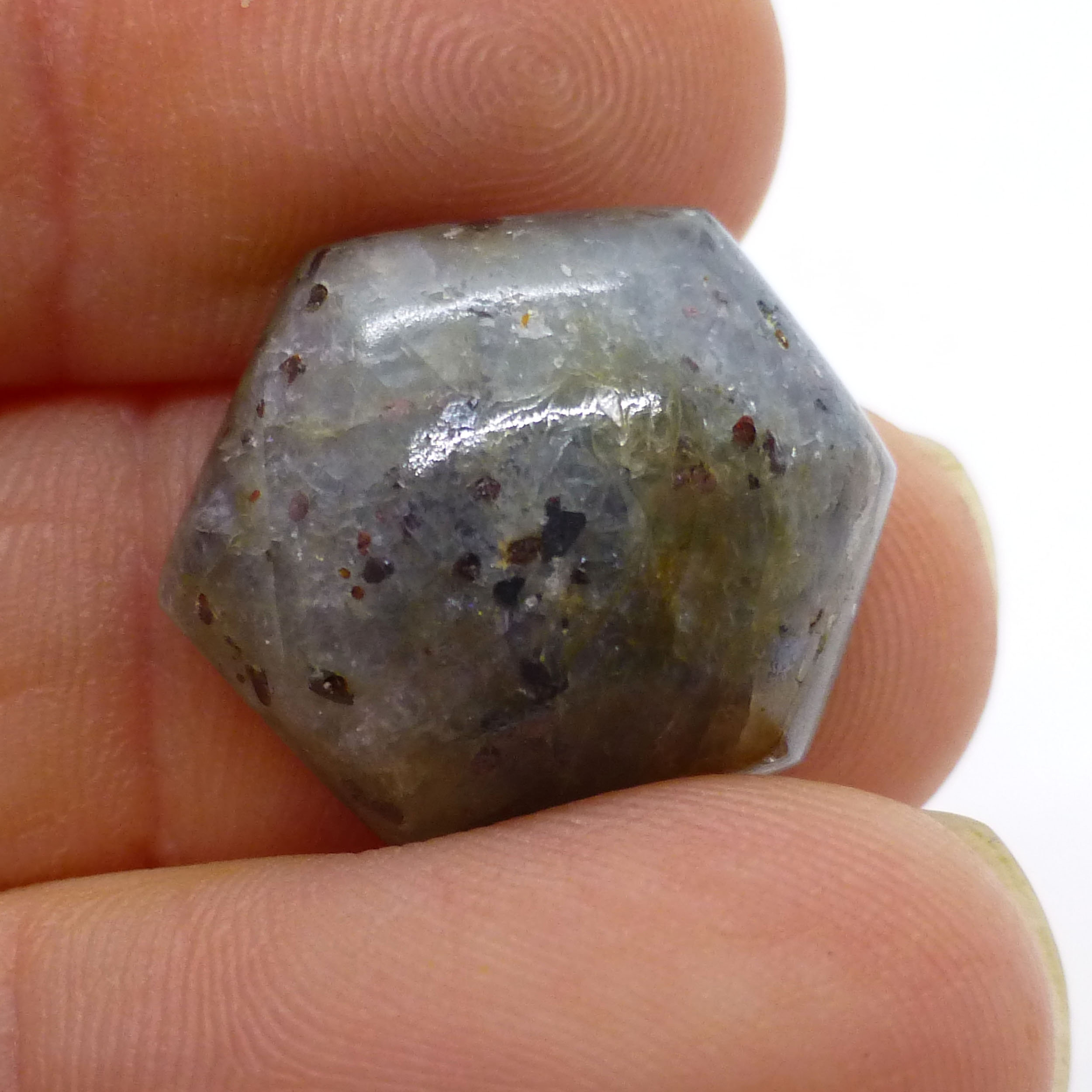 23.725 Carats Natural Blue Sapphire Crystal Cabochon Madagascar Handmade Lisajoy Sachs Design Corundum September Birthstone 23.725 Carats Natural Blue Sapphire Crystal Cabochon Madagascar Handmade Lisajoy Sachs Design Corundum September Birthstone