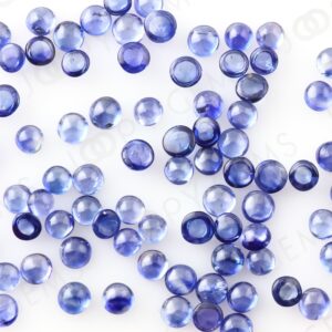 Blue Sapphire Cabochon 2mm Round - 1 Stone
