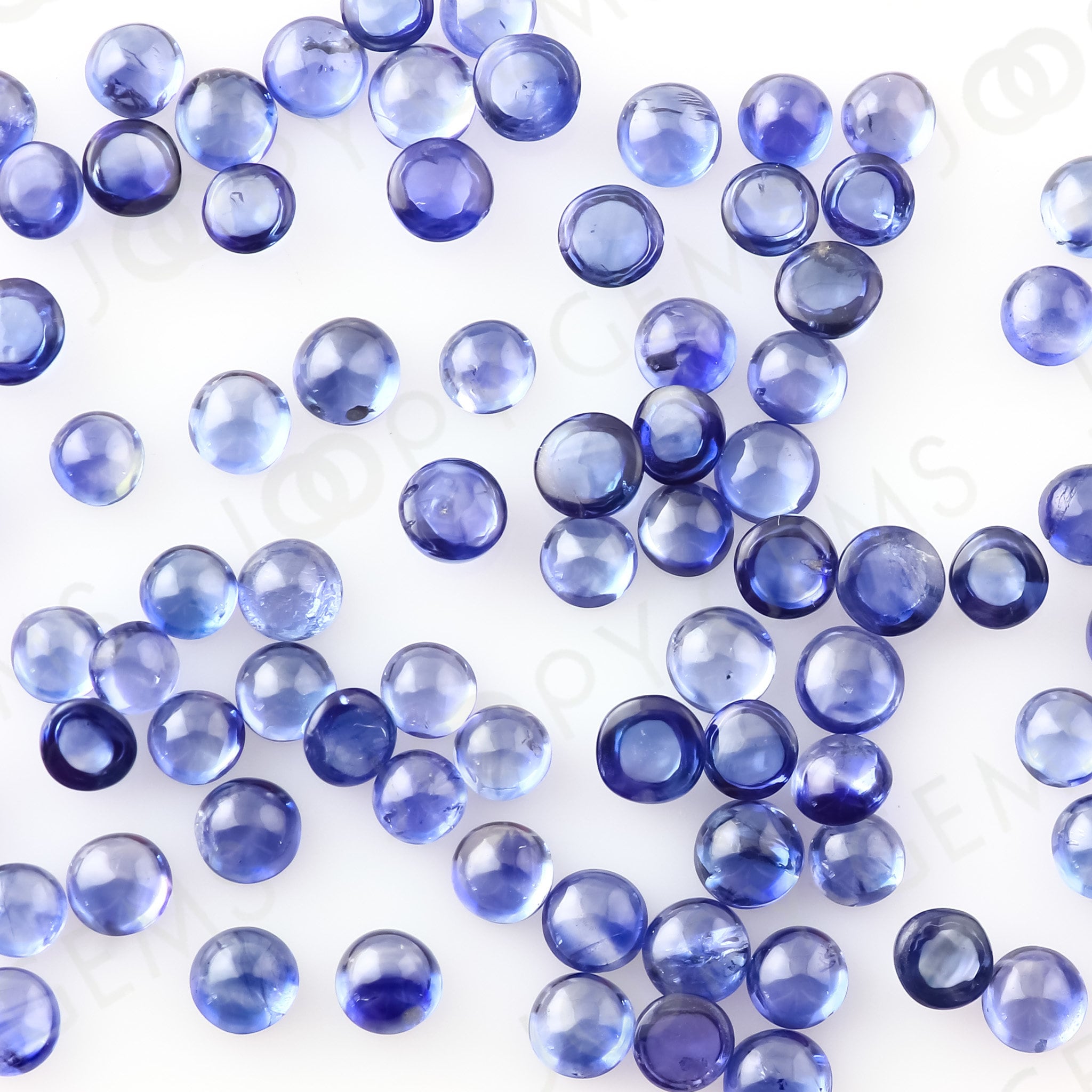 Blue Sapphire Cabochon 2mm Round - 1 Stone