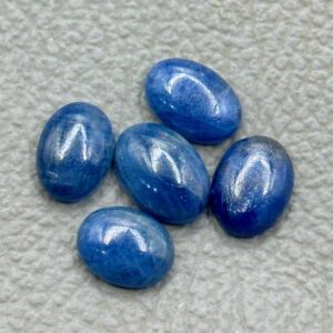 Blue Sapphire Cabochon Gemstone Lot (5 Pieces) - 28.85 Carat, 11-13mm
