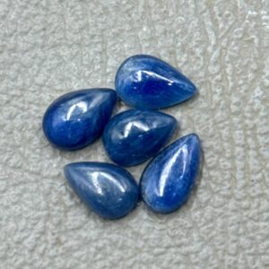 Blue Sapphire Cabochon Gemstone Lot (5 Pieces) - 22.40 Carat, 11-12mm