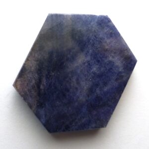 Blue Sapphire Cabochon Handmade Gemstone Jewelry One of a Kind September Birthstone Crystal Shape Large Ring Stone Designer Fashion Style