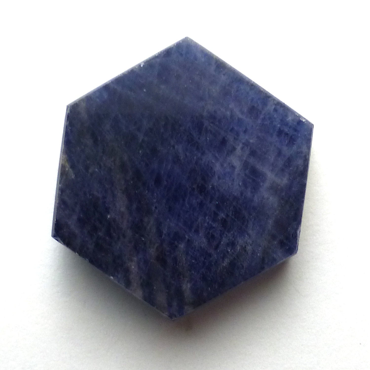 Blue Sapphire Cabochon Handmade Gemstone One Of A Kind September Birthstone Crystal Shape Ring Stone Designer Navy Peony