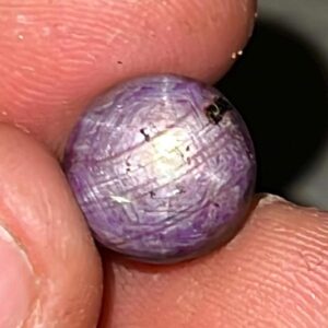 Natural Star Purple Sapphire Cabochon: Untreated Gemstone, 13.10 Carats