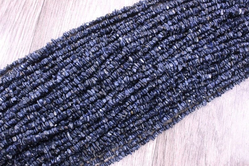 34" Long Natural Blue Sapphire Chips Beads,uncut Beads,blue Beads,4-5 Mm,jewelry Making,polished Smooth Beads,gemstone Beads,wholesale Price 34" Long Natural Blue Sapphire Chips Beads,uncut Beads,blue Beads,4-5 Mm,jewelry Making,polished Smooth Beads,gemstone Beads,wholesale Price