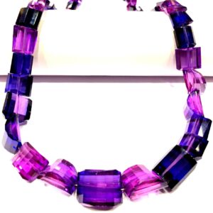 AAAA++ Extremely Beautiful~Pinkish Blue Sapphire Faceted Nuggets Beads Stunning Sapphire Gemstone Beads Spectacular Nuggets Beads Wholesale.