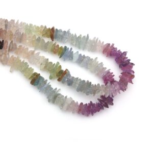 Multi Sapphire Raw Organic Beads, 6x8 Mm To 6x10 Mm, Multi Sapphire Nuggets & Chips, Sapphire Jewelry Making Gemstone Beads, 12 Inch Strand