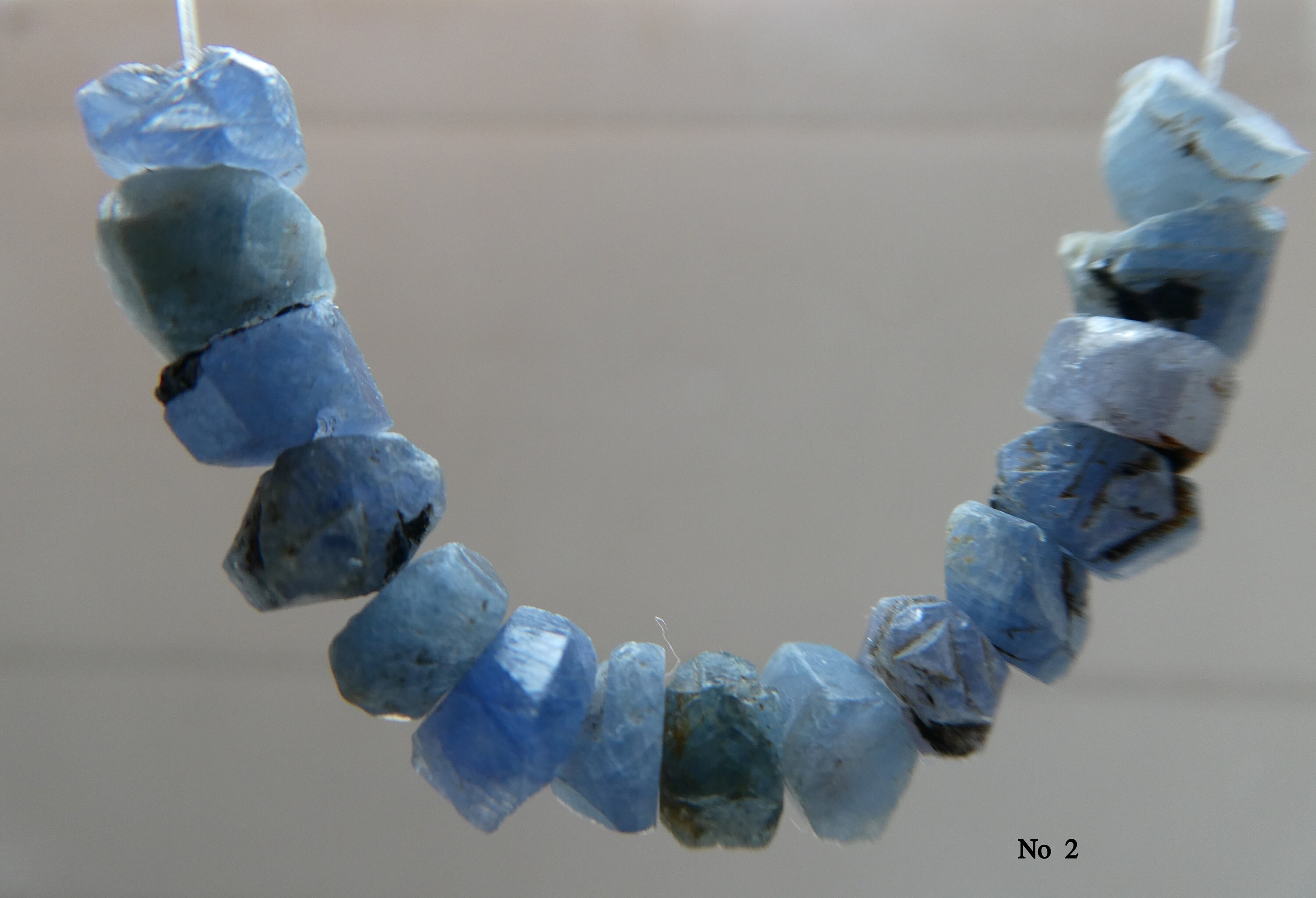 Raw Blue Sapphire 5mm Crystals Beads - 2in Strand Gemstone-rustic Jewelry Making -natural Craft Beads