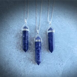 Sapphire Necklace, Raw Sapphire Necklace, Genuine Sapphire, Boho Necklace, Sapphire Point, September Birthstone, Gemstone Appeal, Gsa Sapphire Necklace, Raw Sapphire Necklace, Genuine Sapphire, Boho Necklace, Sapphire Point, September Birthstone, Gemstone Appeal, Gsa