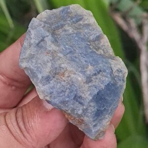 Raw Blue Sapphire Chunk, Mozambique Gemstone Specimen Raw Blue Sapphire Chunk, Mozambique Gemstone Specimen