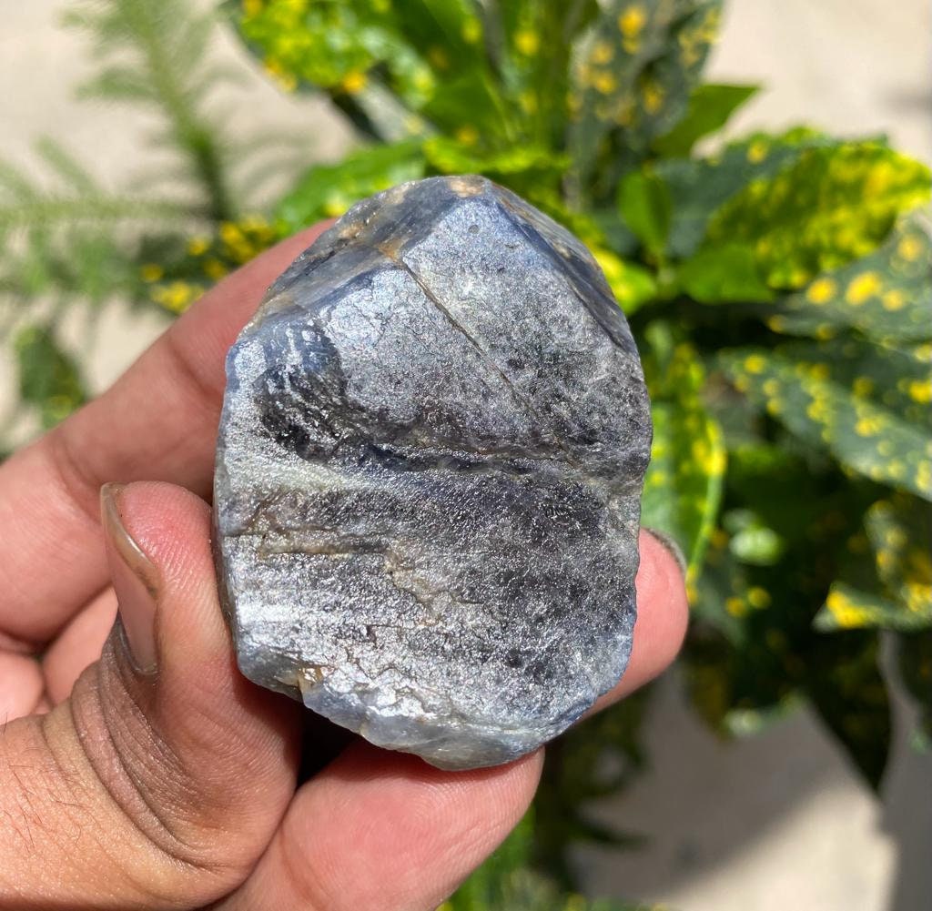 Blue Sapphire Raw Crystal - Birthstone , Gemstone Sapphire Crystal Raw Kashmir Sapphire Untreated Stone Of Prosperity Healing Crystal Blue Sapphire Raw Crystal - Birthstone , Gemstone Sapphire Crystal Raw Kashmir Sapphire Untreated Stone Of Prosperity Healing Crystal