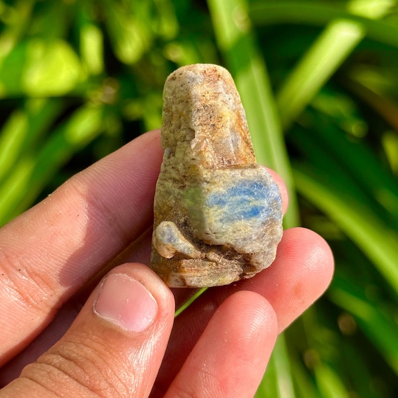 Raw Blue Sapphire Crystal Specimen, Mozambique Origin, 185 Carat