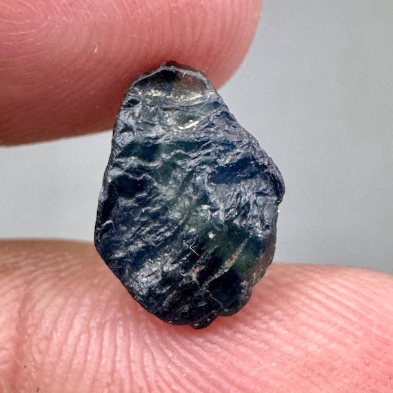Raw Ceylon Blue Sapphire: Natural Untreated September Birthstone, 3.30 Carat
