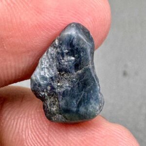 Raw Ceylon Blue Sapphire: Untreated September Birthstone, 8.20 Carat Raw Ceylon Blue Sapphire: Untreated September Birthstone, 8.20 Carat