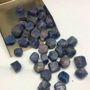Natural Blue Sapphire Rough Lot | African Raw Specimen 10pcs 10-12mm Natural Blue Sapphire Rough Lot | African Raw Specimen 10pcs 10-12mm