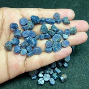Natural Blue Sapphire Rough Lot | Raw Specimen Uncut Stone Natural Blue Sapphire Rough Lot | Raw Specimen Uncut Stone