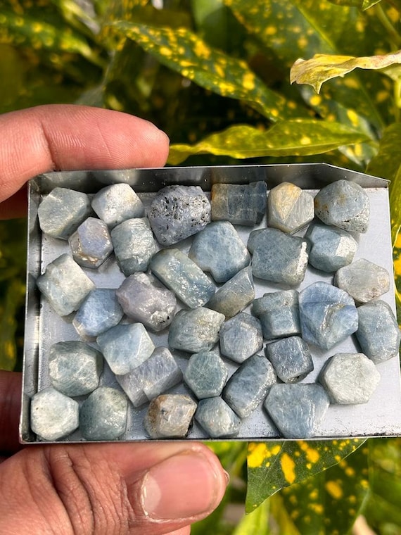 Record Keper Blue Sapphire Rough Crystal Natural Untreated Sapphire Specimen Birthstone Gemstone. 420crt