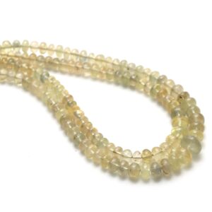Sapphire Smooth Rondelle Beads, 4 mm to 7 mm, Sapphire Jewelry Making Beads, Plain Rondelle Sapphire Beads, 18 Inch Strand, Price Per Strand