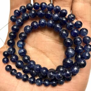 Aaa+ Blue Sapphire 6-8mm Smooth Sphere Beads//18” Natural Blue Sapphire Smooth Balls Gemstone Beads/highest Quality//lustrous Smooth Polish! Aaa+ Blue Sapphire 6-8mm Smooth Sphere Beads//18” Natural Blue Sapphire Smooth Balls Gemstone Beads/highest Quality//lustrous Smooth Polish!