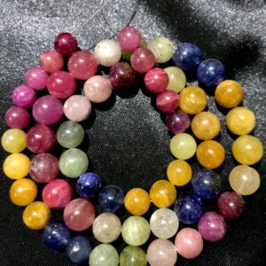 Aaa+ Natural Multi Sapphire 8*9mm Smooth Round Gemstone Beads//20” Very Clear And Rare Multi Sapphire Smooth Balls//sapphire 6-8mm Balls Aaa+ Natural Multi Sapphire 8*9mm Smooth Round Gemstone Beads//20” Very Clear And Rare Multi Sapphire Smooth Balls//sapphire 6-8mm Balls