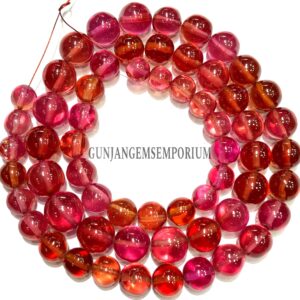 Aaaa+ Sunset Padparadscha Sapphire Smooth Beads Padparadscha Hot Orange Sapphire Round Beads 7/9mm Sphere Beads 18” Beaded Gemstone Jewelry Aaaa+ Sunset Padparadscha Sapphire Smooth Beads Padparadscha Hot Orange Sapphire Round Beads 7/9mm Sphere Beads 18” Beaded Gemstone Jewelry