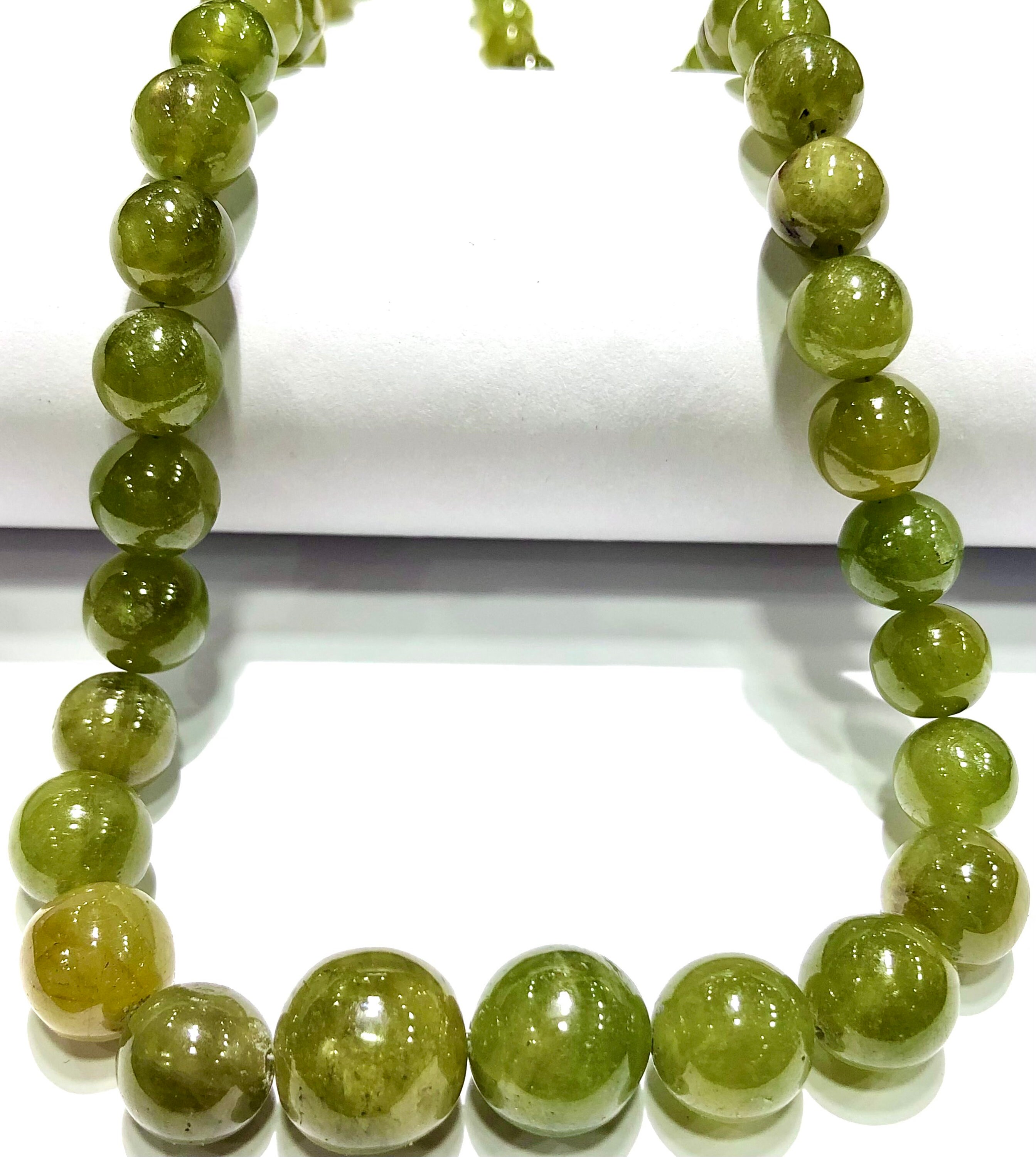 Exclusive~~natural Green Sapphire Smooth Round Beads 100% Genuine Green Sapphire Gemstone Beads Sapphire Smooth Ball Beads Australian Mines