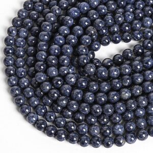 Genuine Natural Blue Sapphire Loose Beads Grade Aaa Round 8mm 9mm