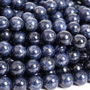 Genuine Natural Sapphire Gemstone Beads 7-8MM 9MM Dark Blue Round AAA Quality Loose Beads (113267) Genuine Natural Sapphire Gemstone Beads 7-8MM 9MM Dark Blue Round AAA Quality Loose Beads (113267)