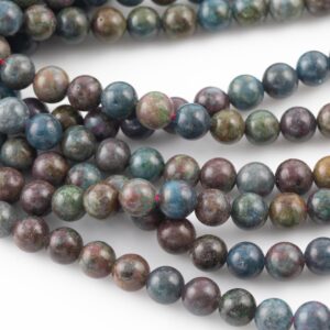 Natural Sapphire Beads Round, 6mm, 8mm, 10mm- Full 15.5 inch strand Smooth Gemstone Beads Natural Sapphire Beads Round, 6mm, 8mm, 10mm- Full 15.5 inch strand Smooth Gemstone Beads