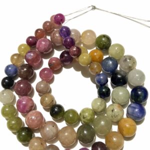 So Gorgeous~wonder Sapphire 7-10 Mm Smooth Round Gemstone Beads/20” Multi Sapphire Balls Beads/beautiful Multi Sapphire Colors/natural Beads So Gorgeous~wonder Sapphire 7-10 Mm Smooth Round Gemstone Beads/20” Multi Sapphire Balls Beads/beautiful Multi Sapphire Colors/natural Beads