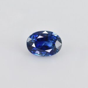 1.20 Carat Blue Sapphire 7.2 X 5.2 Mm Oval Loose Gemstone - Natural Sapphire Eye Clean Quality Birthstone | Sapphire Ring Stone