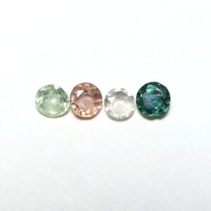 1.35 Ct Natural Sapphire: 4mm Round Faceted Loose Gemstone