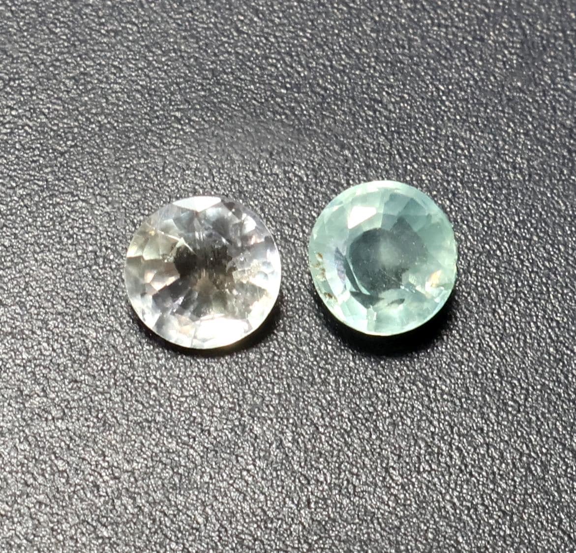 1.60 Ct Natural Sapphire Pair: Round Faceted Loose Gemstones, 5 Mm