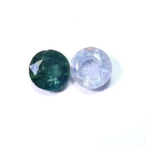 2.25 Ct Natural Round Sapphire Pair, Loose Gemstone, September Birthstone