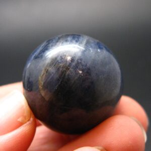 Genuine Sapphire Corundum Sphere Ball From India - 176.10 Carats - 1.0"