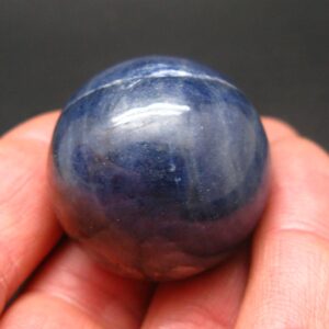 Genuine Sapphire Corundum Sphere Ball From India - 344.5 Carats - 1.3"