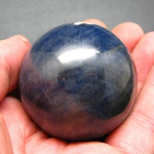 Genuine Sapphire Corundum Sphere Ball From India - 1271 Carats - 1.9"