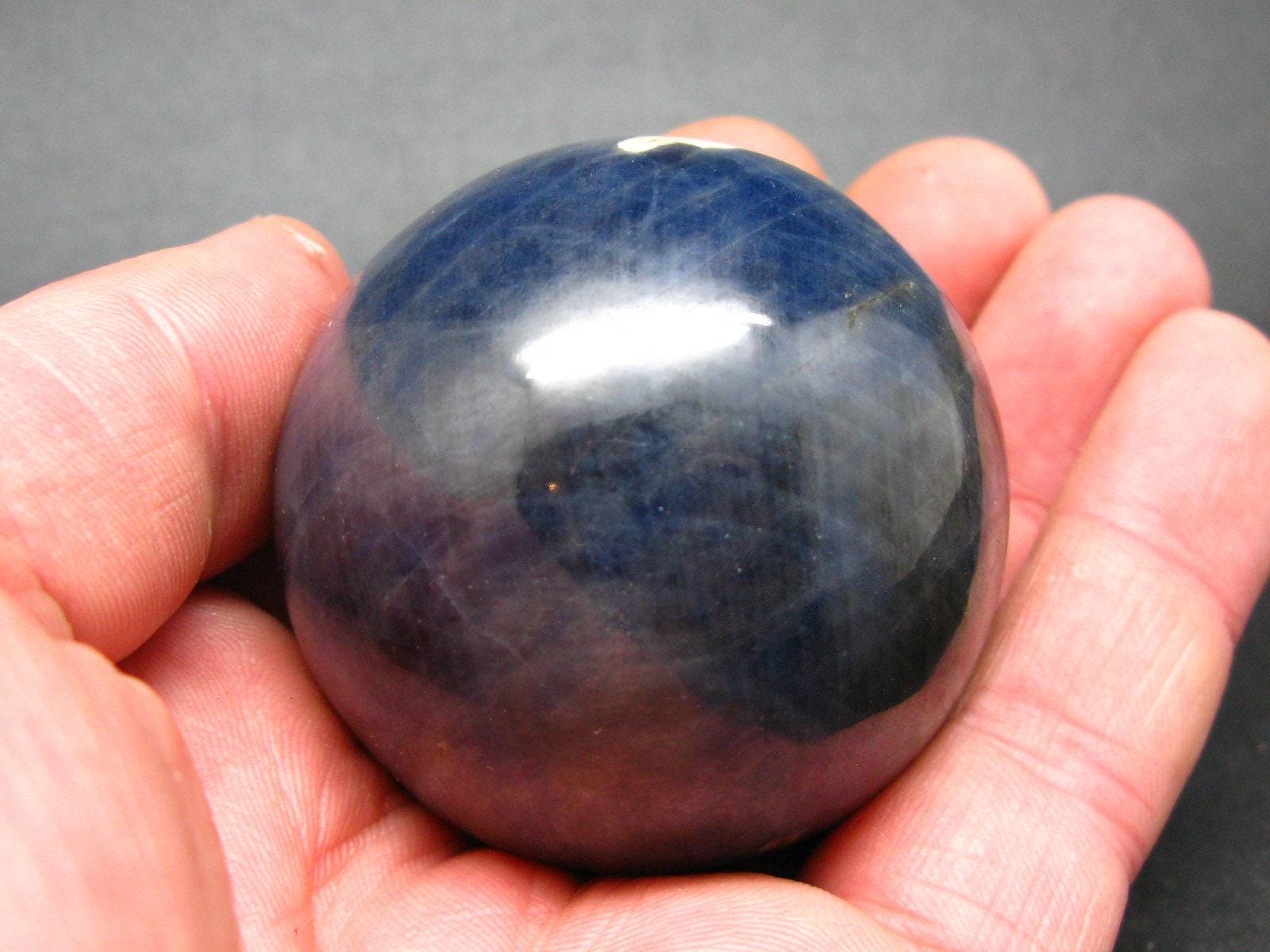 Genuine Sapphire Corundum Sphere Ball From India - 1271 Carats - 1.9"