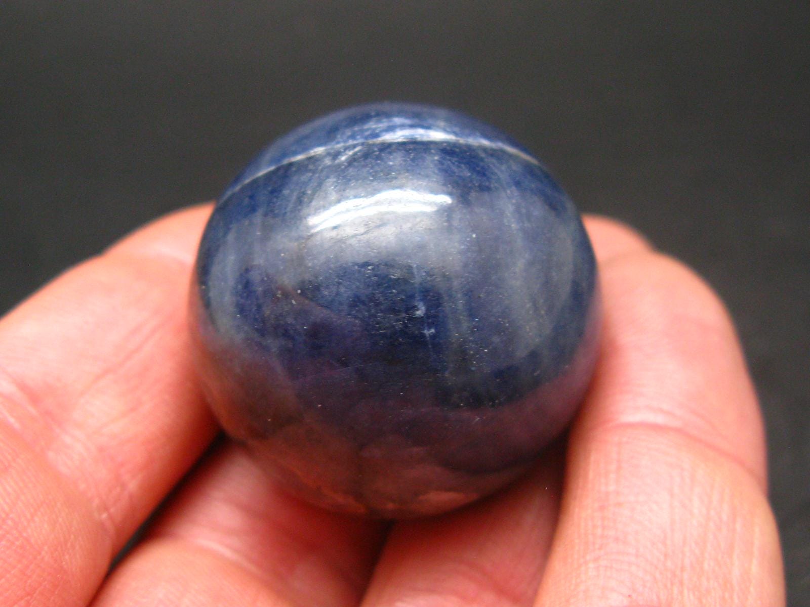 Genuine Sapphire Corundum Sphere Ball From India - 344.5 Carats - 1.3"