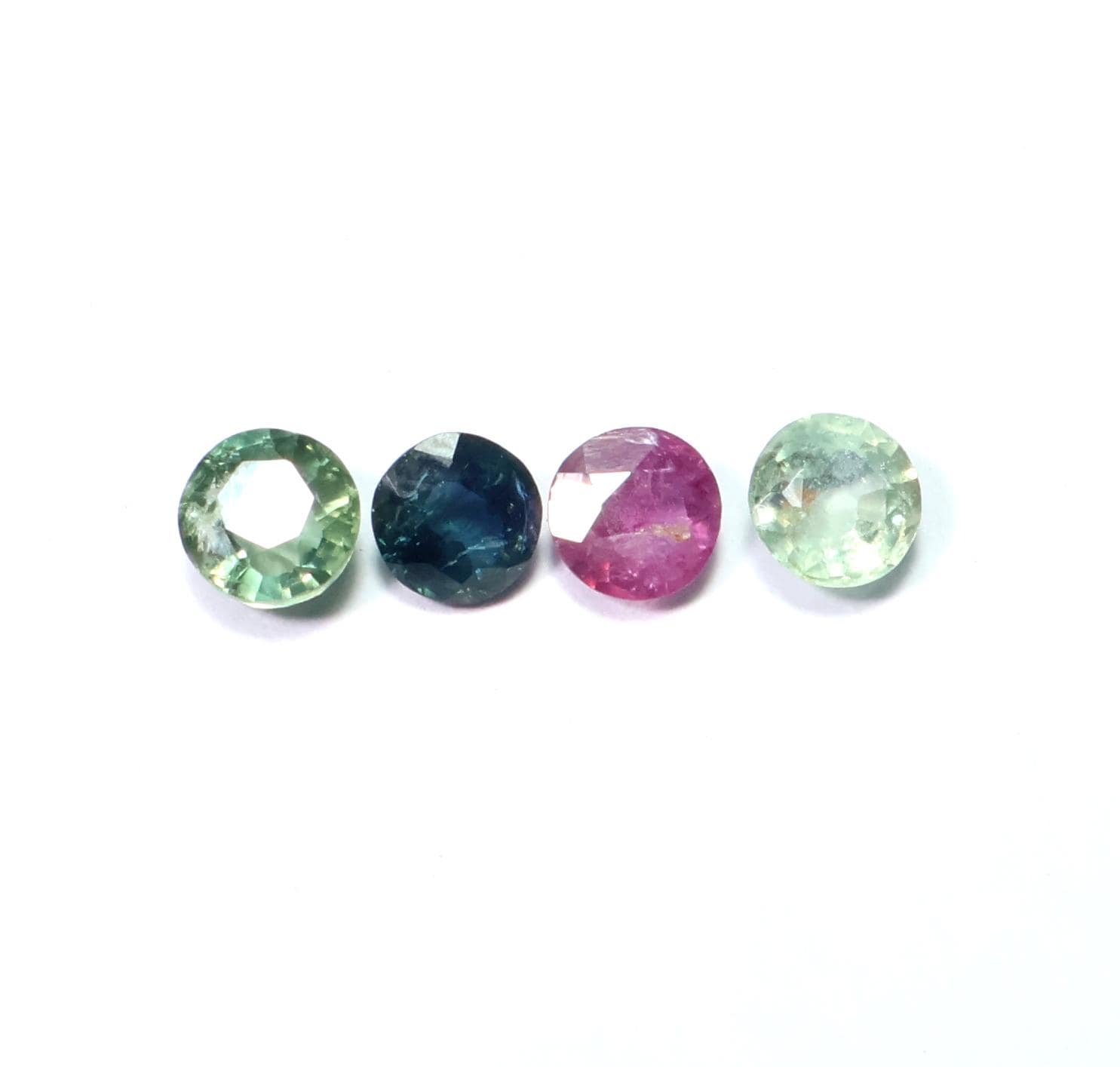 Multi Sapphire Cut Lot, 1.60 Ct, 4 Mm, Loose Gemstone