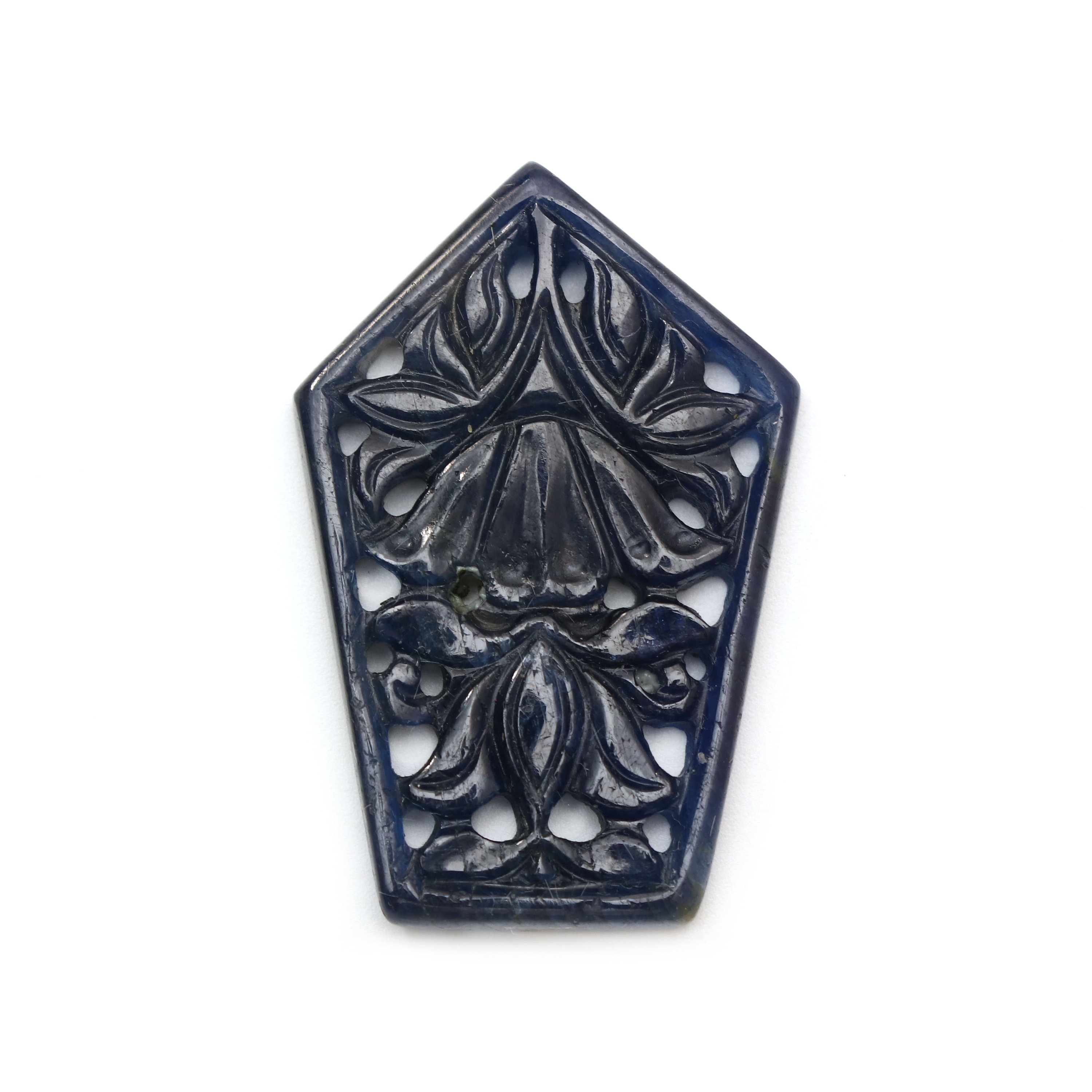 Natural Blue Sapphire Carving Shield Shaped Loose Gemstone - 22x32 Mm- Blue Sapphire Shield, Blue Sapphire Carving Loose Gemstone, 1 Piece Natural Blue Sapphire Carving Shield Shaped Loose Gemstone - 22x32 Mm- Blue Sapphire Shield, Blue Sapphire Carving Loose Gemstone, 1 Piece