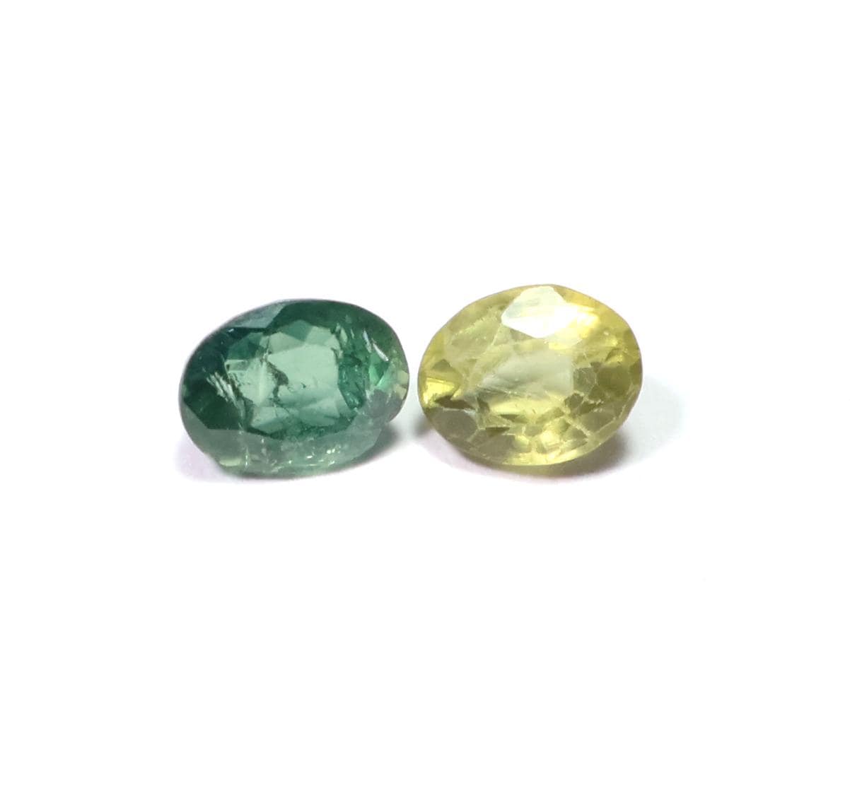 Oval Sapphire Pair, Faceted Loose Gemstones, 1.15 Ct, 5x4 Mm Oval Sapphire Pair, Faceted Loose Gemstones, 1.15 Ct, 5x4 Mm