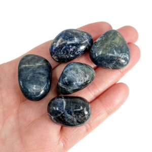 Blue Sapphire Tumbled Stone - Pick Size #lv3899