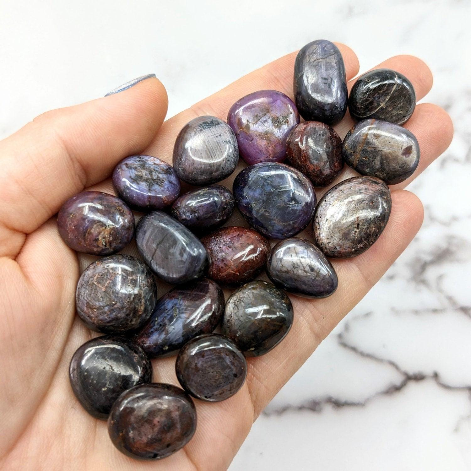 Sapphire Corrundum Grade A Tumbled Stone #lv1427