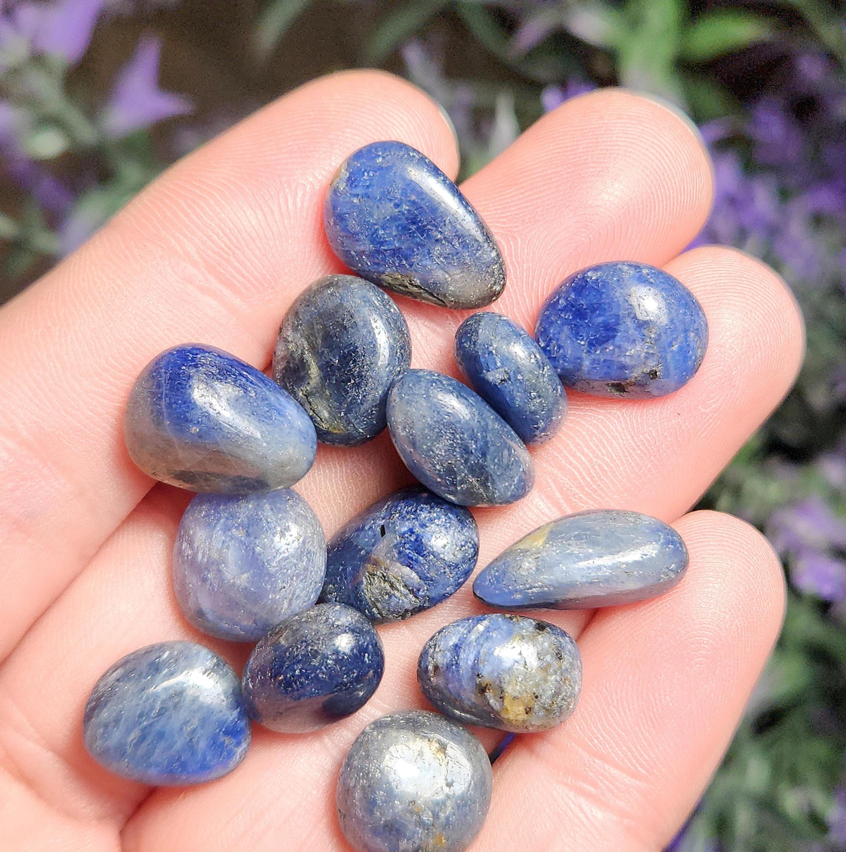 Sapphire Crystal - Blue Sapphire - Tumbled Sapphire - Sapphire Stone - Polished Sapphire - Sapphire Specimen - Sapphire Gemstone - Sapphire