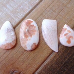 Scolecite Cabochon, Natural Gemstone Scolecite, Natural Scolecite Cabochon, Semi Precious Handcraft Loose Stone For Jewelry